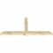 Ekena Millwork Eugene Rough Sawn Timber Gable Bracket, Douglas Fir, 96"W x 44"H x 4"D x 6"F, 11/12 Pitch GBW096X44X0406EUG00RDF - alternate 3